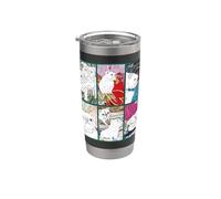 Bulldog inglese, design alce, cane Bicchiere termico in acciaio inox doppia parete
