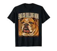 Bulldog Inglese Mamma Rughe Saggezza Amore Maglietta
