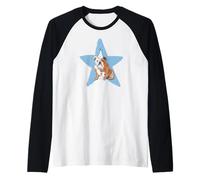 Bulldog Inglese Party Dog Art | Simpatico Design di Compleanno Maglia con Maniche Raglan