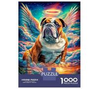 Bulldog inglese Puzzle 1000 Pezzi, Jigsaw Puzzle Per Adulti Puzzle 1000 Pezzi Difficili Per Adulti Home Giochi Puzzle 70x50cm/1000pcs