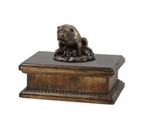 Bulldog inglese tipo 2 - urna esclusiva con l'immagine di un cane Art Dog IT