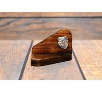 Bulldog inglese tipo 3 - Candeliere in legno con cane Art Dog IT tipo 2