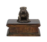 Bulldog inglese tipo 3 - urna esclusiva con l'immagine di un cane Art Dog IT