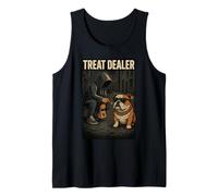 Bulldog inglese Treat dealer parodia umorismo amante dei cani Canotta