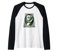 Bulldog inglese We Trust Funny Vintage Bulldog Dog Maglia con Maniche Raglan