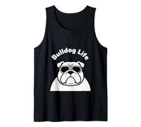 Bulldog Life Cool Occhiali da Sole a Forma di Cane Curvo Canotta