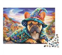 Bulldog Puzzle 1000 Pezzi - Design Rilassante E Dettaglio Artistico, Poster E Box Regalo - 70x50cm/1000pcs