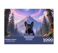 Bulldog, Puzzle Da 1000 Pezzi, Stimola Memoria E Creatività, Perfetto Per Regali, Adatto Dai 10 Anni, Pet Dog, 38x26cm/1000pcs