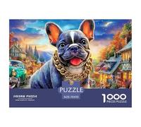 Bulldog Puzzle D'Autore Da 1000 Pezzi Caratterizzato Da Immagini D'Arte Esclusive - Il Regalo Ricercato Per Adulti E Bambini Dai 14 Anni in Poi 70x50cm/1000pcs