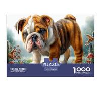 Bulldog Puzzle Impossibili 1000 Pezzi Giardino delle fiabe Decorazione Per La Casa. Giochi Rilassamento E Intelligence Per Adulti E Ragazzi Da 14 Anni 70x50cm/1000pcs