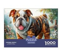 Bulldog Puzzle Impossibili 1000Pcs Giardino delle fiabe Decorazione Per La Casa. Giochi Rilassamento E Intelligence Per Adulti E Ragazzi Da 14 Anni 70x50cm/1000pcs