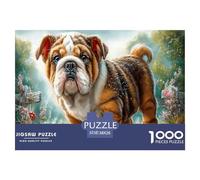 Bulldog Puzzle Impossible 1000 Pezzi Giardino delle fiabe Decorazione Per La Casa. Rilassamento E Intelligence Per Adulti E Ragazzi Da 14 Anni 38x26cm/1000pcs