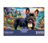Bulldog Puzzle in Stile Museo - 1000 Pezzi Di Fascino Con Splendide Illustrazioni Artistiche Da Collezione - Il Regalo Perfetto Per Un Pubblico 14+ 38x26cm/1000pcs