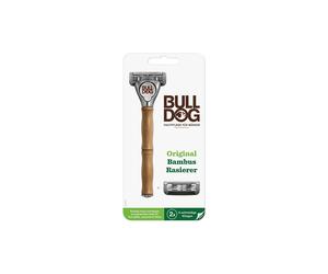 Bulldog Rasoio bambù Original 2 teste ricambio - Rasoio