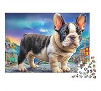 Bulldog Set Puzzle Premium Da 1000 Pezzi, Cute Pet Dog, Impossibile, Difficile, Stimolante, Migliore Idea Regalo, Regalo, Hobby, Intrattenimento 70x50cm/1000pcs