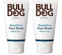 BULLDOG - Skin Care for Men | Sensitive Wash Gel | Moisturising & Soothing Face Cleansing | 150 ml (Confezione da 2)
