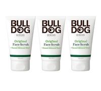 BULLDOG Skin Care - Scrub viso esfoliante da uomo, 125 ml, confezione da 3