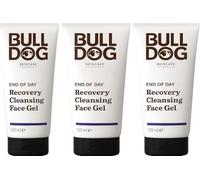 Bulldog Skincare - Gel detergente per il recupero di fine giornata per uomo, 125 ml, confezione da 3