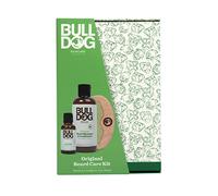 Bulldog Skincare - Kit originale Beardcare Kit regalo per uomo, profumo originale, (1 x shampoo e balsamo per barba originale da 200 ml, 1 olio da barba originale da 30 ml, 1 pettine per barba)