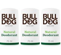 Bulldog Skincare Original - Deodorante stick da uomo, 72 ml, profumo aromatico alle erbe, deodorante naturale per uomo, confezione da 3