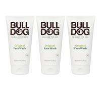 Bulldog Skincare Original Face Wash for Men 150, Cura degli uomini, detergente viso da uomo deterge e aiuta a rimuovere gli oli in eccesso, confezione da 3