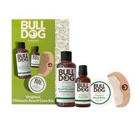 BULLDOG SKINCARE ORIGINAL, kit da barba completo da uomo, 3 pezzi + pettine | Kit di prodotti da barba Bulldog Original, con shampoo, olio, balsamo per la barba e pettine, il regalo perfetto per lui