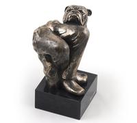 Bulldog Testa Su Pietra Art-Dog