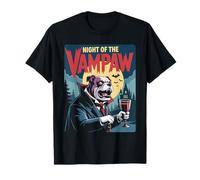 Bulldog Vampiro Vampaw Halloween Maglietta