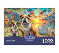 Bulldogs GardenTitanic Jigsaw Puzzles for Adults Tackle The 1000-Piece (Advanced) Gauntlet of Impossible, Hard, And Difficult Challenging Puzzle Games - The Defining Gift Jigsaw Puzzles for Serious A