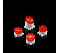 Bullet Buttons ABXY Mod Kit leve Joystick per Xbox One S Slim Elite Controll di ricambio (rosso trasparente)
