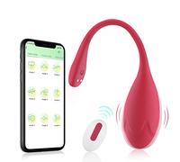 Bullet Dildo Vibrator Sex Toy, vibratori con telecomando Video App, 9 modalità musicali, carica magnetica impermeabile in silicone per coppia di donne.
