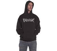 Bullet for my Valentine Felpa con Cappuccio Logo And Raven Nuovo Ufficiale Size XL