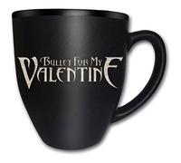 Bullet For My Valentine Logo Matt BFMV - Tazza nera 13 x 12 cm