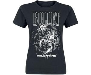 Bullet For My Valentine Morning Star Scorpion Donna T-Shirt Nero L 100% Cotone Regular