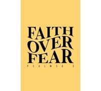 Bullet Journal - Faith Over Fear - 200 Seiten: Soft Orange