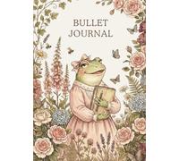 Bullet Journal - Frog in a Garden: Dotted Grid Notebook Planner and Notes