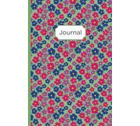 Bullet Journal: Pride Flower Connection Bisexual Pride Flag Notebook: Hand Drawn Paperback Cover Diary or Daily Planner, 120 Dot Grid Pages, 6" x 9"