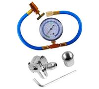 Bullet Piercing Valve BPV31, Zinc Alloy HVAC Refrigerator Tap Repair Kit | BPV31 Bullet Piercing Valve For HVAC And Refrigerator Services, Fits 1/4, 5/16 And 3/8 Inch OD Pipes For Repair Applications