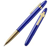 Bullet Space Pen, Blue Moon"" con impugnatura dorata e clip d'oro (#400BB-GFGGCL)