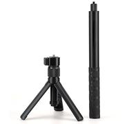 Bullet Time Stealth - Bastone per selfie compatibile con Insta360 X3/ONE RS/GO, manico estensibile girevole a 360° per action camera panoramica, invisibile negli scatti, treppiede + asta di prolunga