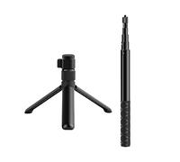 Bullet Time Treppiede con impugnatura e bastone invisibile per selfie, estensione a 5 sezioni, per fotocamera sportiva Insta360