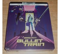 BULLET TRAIN 4K UHD+BLU-RAY+9 CARTOLINE NUOVO IMBALLATO STEELBOOK A-B-C