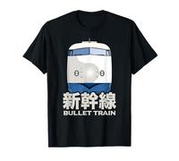 Bullet Train Shinkansen Japanese Kanji Zero Series Train Maglietta