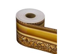 Bulletin Board Border Roll - Classroom Board Trim, Gold Adhesive Cardboard Border with Easy Peel Design, Decorative Teaching Supplies, School Boards Decoration for Teachers