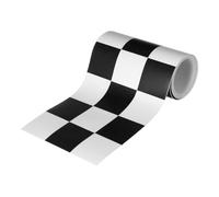 Bulletin Board - Checkered Trim Border for Decoration | 240 X 10cm Patterned Strip with Easy Apply Adhesive & Color Retention for Office Display, Classroom Boards and Holiday Celebrations