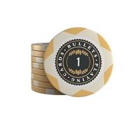 Bullets Playing Cards, Adriana - 25 chip da poker per set da poker, diversi valori, diametro 4 cm, peso 14 g (1 pezzi)