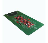 Bullets Playing Cards, Roulette Matte, Diverse Misure, Double 0 o Singolo 0 (Singolo 0, 160 x 80 cm)