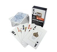 Bullets Playing Cards, Tavola doppia testa per anziani (foglia francese), plastica, 2 caratteri angolari, indice jumbo, 57 x 88 mm