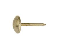 Bulletta testa bombata in ferro nichelato 6,5 mm 50 pz Nichelato