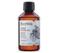 Bullfrog - Gel Doccia Multiuso Secret Potion N.2: Detergente per Corpo, Viso e Capelli, 91% Naturale, Fragranza Speziata e Ambrata, Made in Italy, 250 ml
